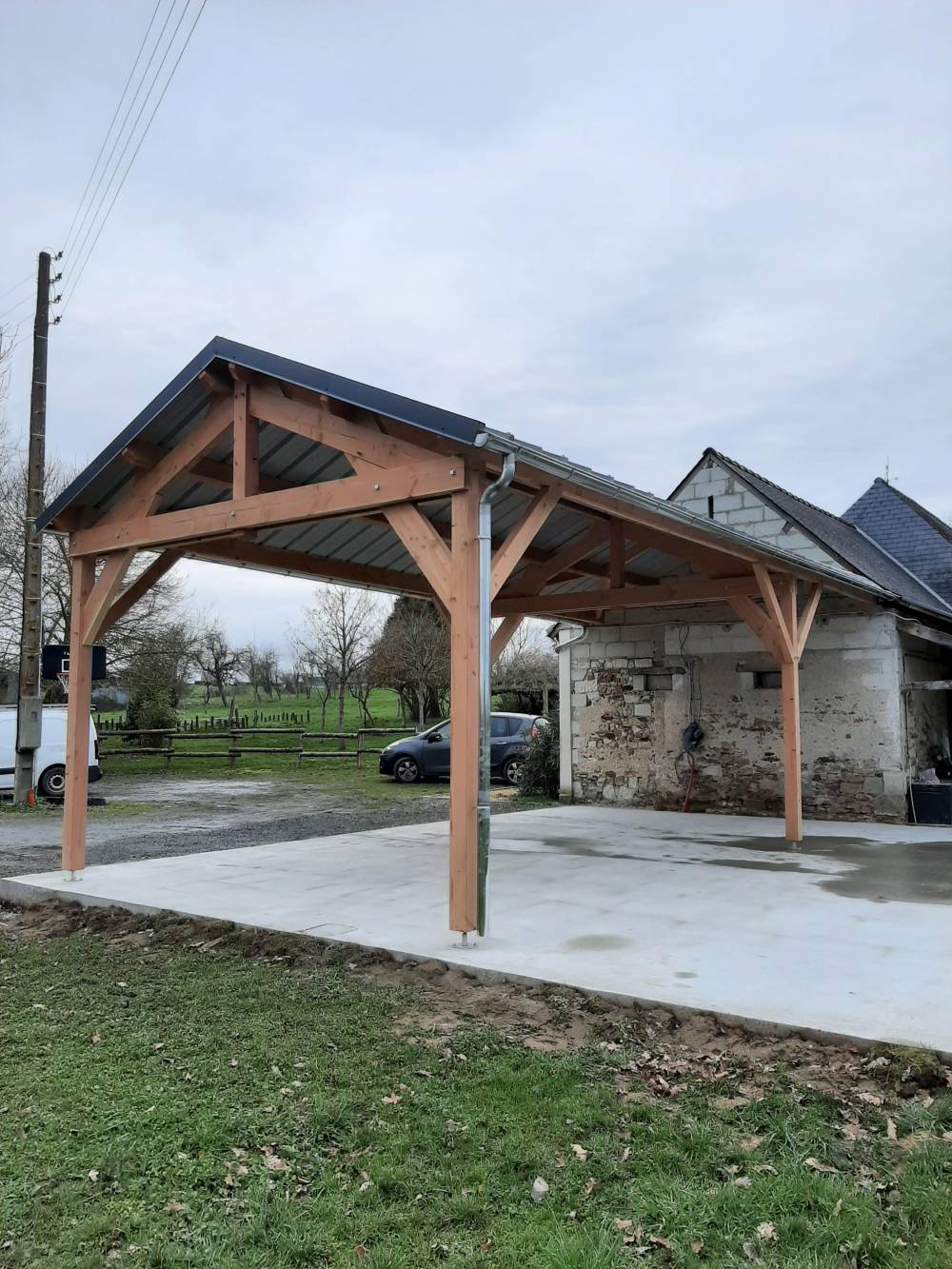 Carport bois Maine-et-Loire (49)